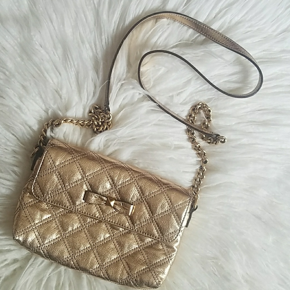 Marc Jacobs Quilted Gold Crossbody